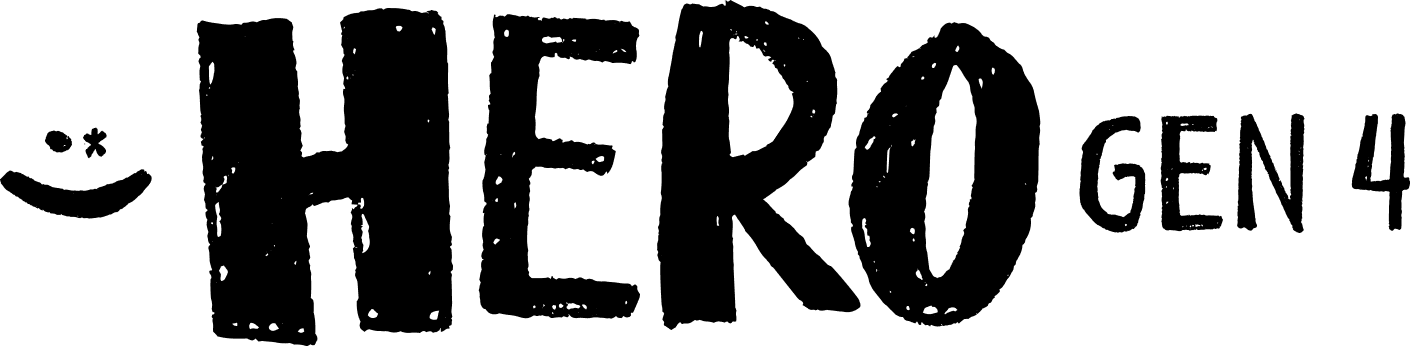 Hero Gen 4 hand-drawn logo