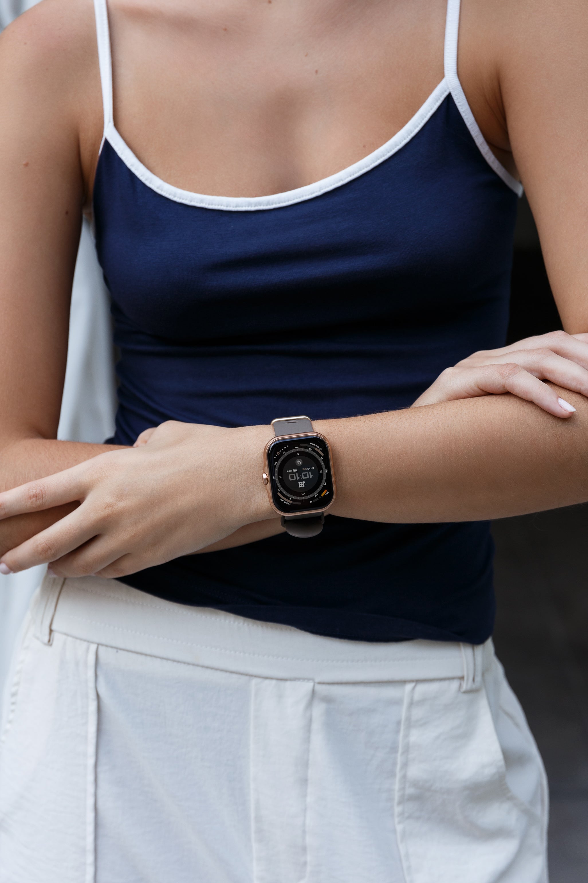 Stylish Cubitt smartwatch wearer