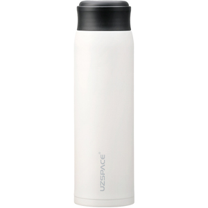 UZSPACE 500ml Wholesale Eco-friendly Double Wall Hot Custom Vacuum Insulated Termos Stainless Steel Metallic Water Bottle
