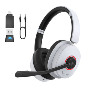 G962 Dynamic ENC Mic Dual 2.4G Low Latency Over Ear Wireless Gaming Headset With RGB Lighting And 20+ Hours Battery Life