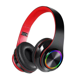 Wholesale Gaming Headset HIFI Wireless Foldable Headset Wired With Microphone Colorful Headphone