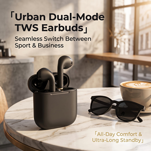 Wholesale TWS Wireless Earbuds Zinc Alloy Mirror Case IPX4 Sports Earphones Custom Logo